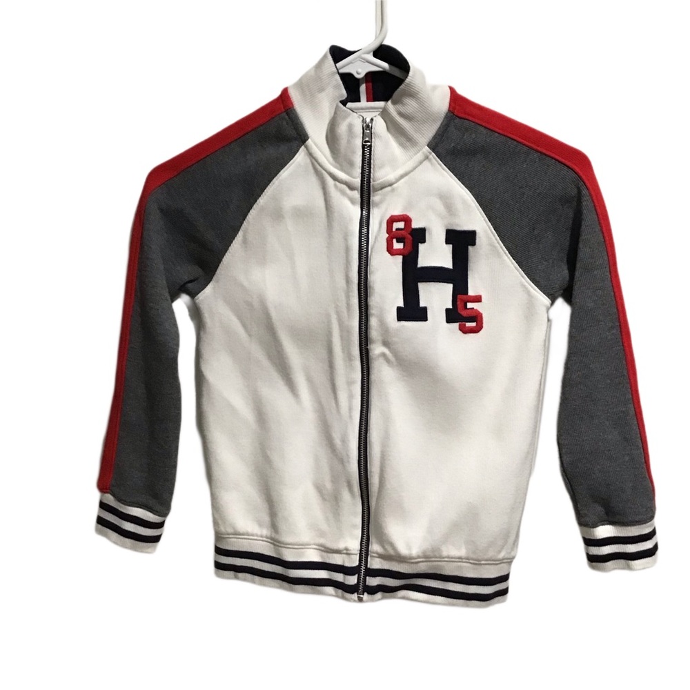 Tommy Hilfiger Sport Boys Varsity Track Jacket Full Zip Colorblock - Picture 1 of 8